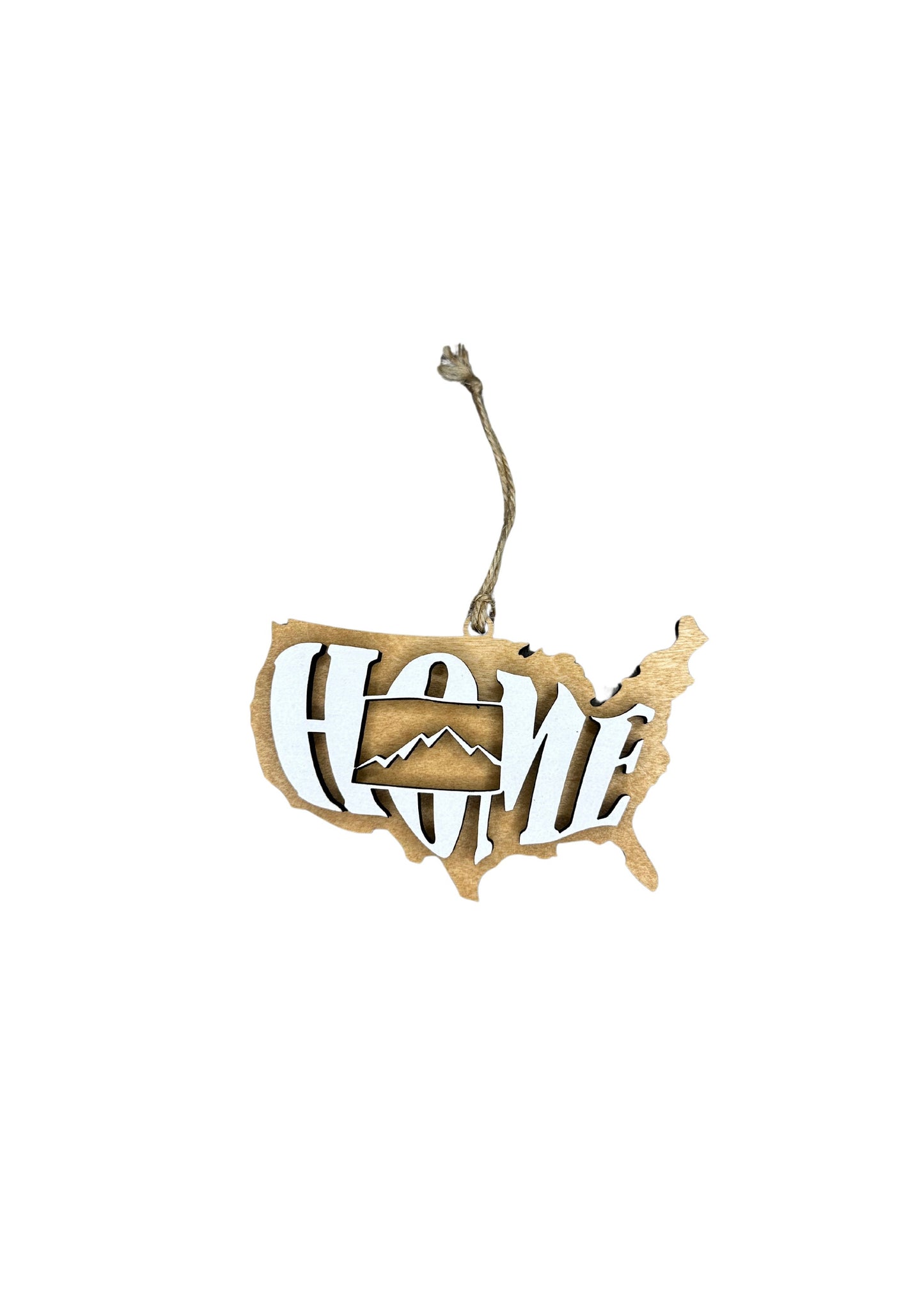 Colorado State Ornament | CO US Home Wood Present | Christmas Gift