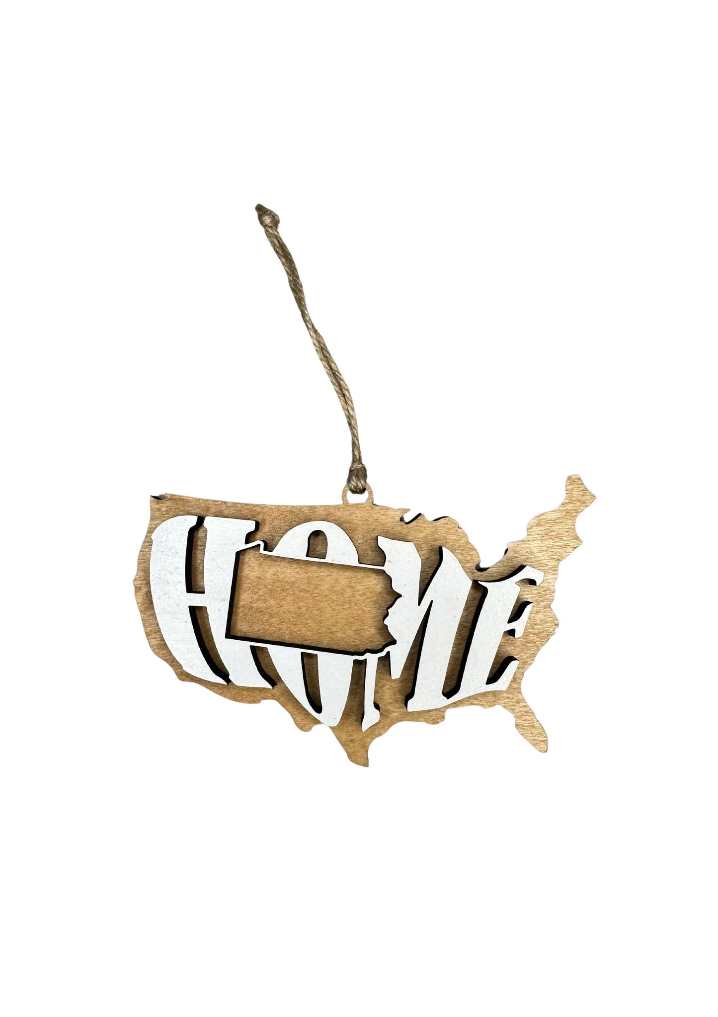 Pennsylvania State Ornament | PA US Home Wood Gift | Christmas Present