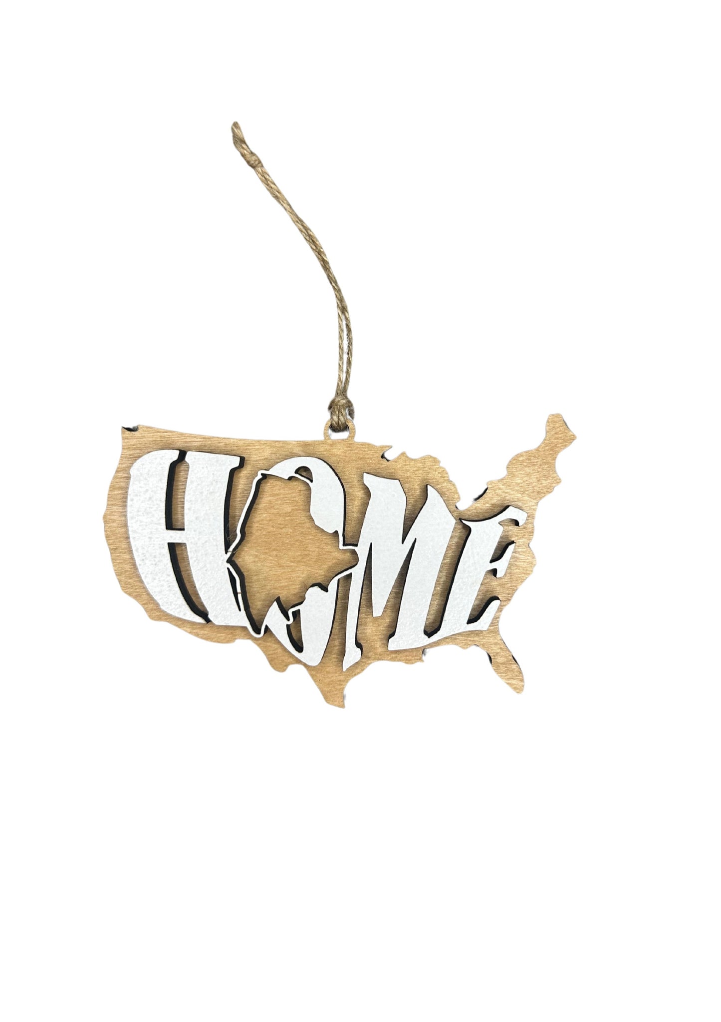 Maine State Ornament | ME US Home Wood Gift | Christmas Present