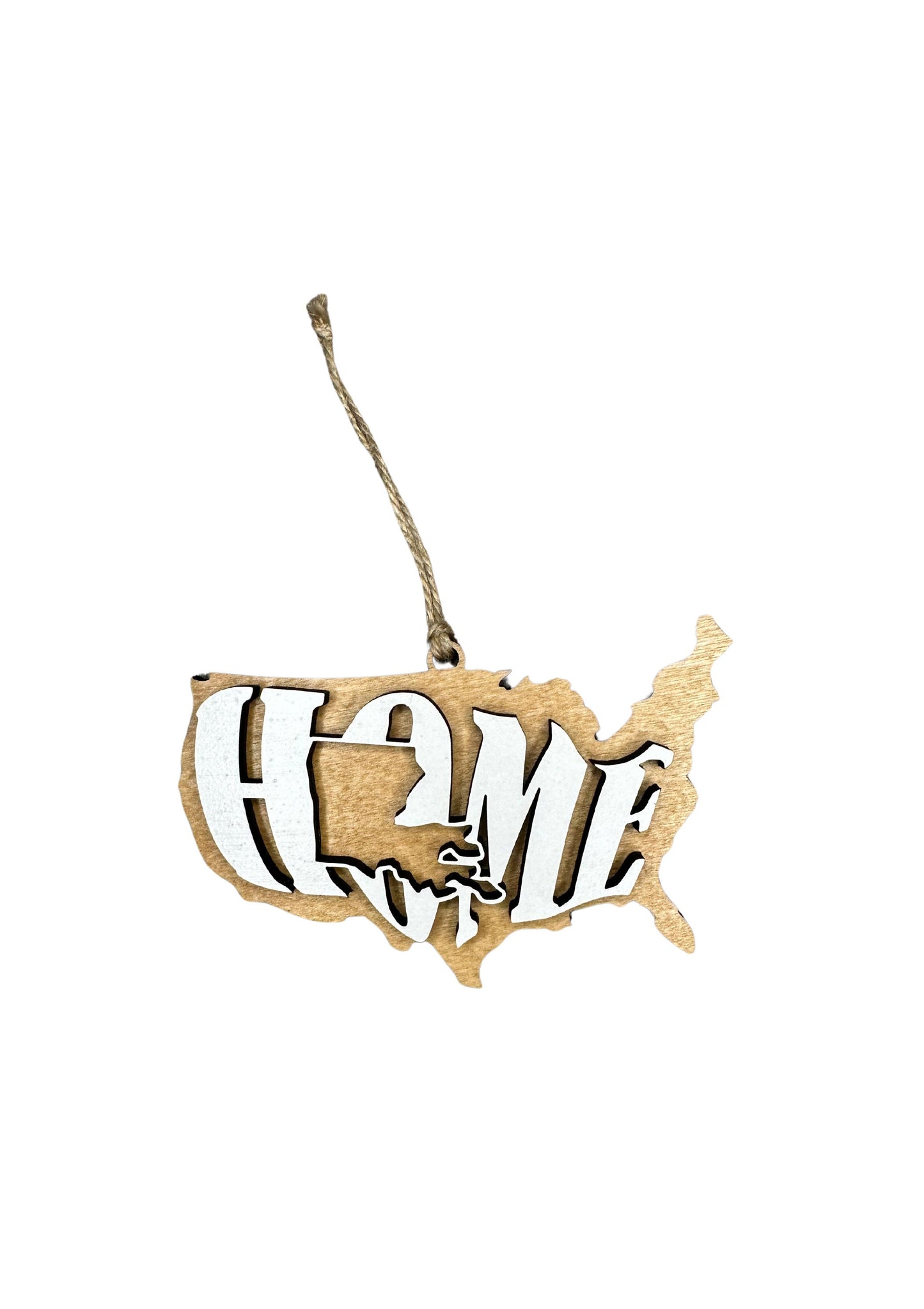 Louisiana State Ornament | LA US Home Wood Gift | Christmas Present