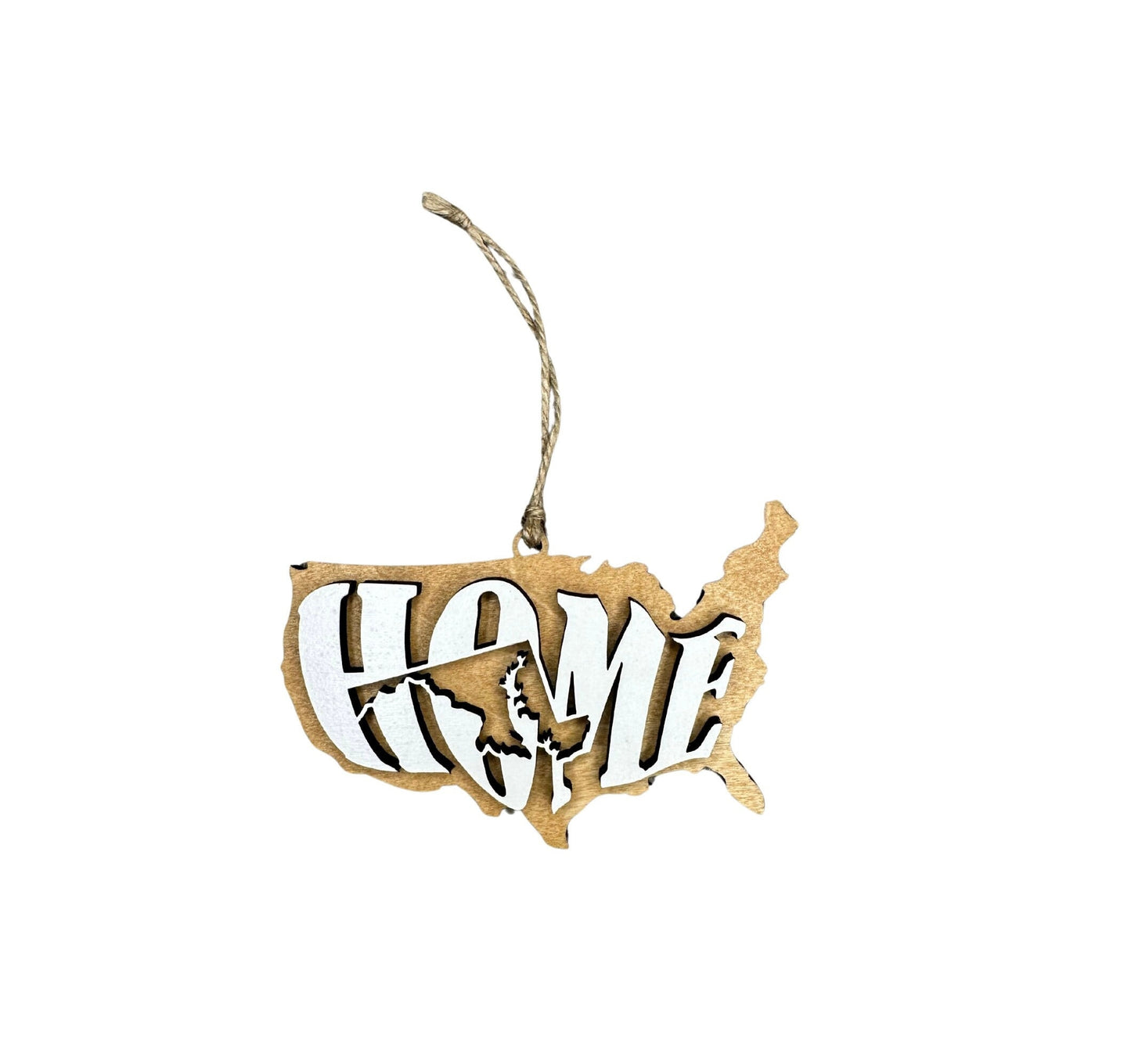 Maryland State Ornament | MD US Home Wood Gift | Christmas Present