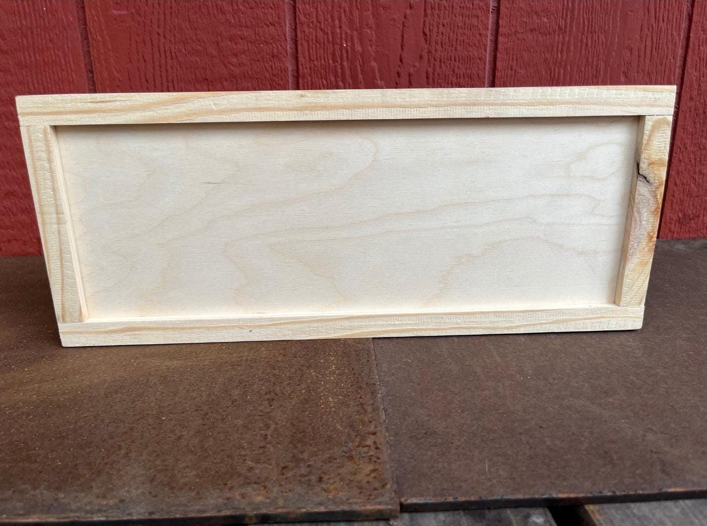 Christmas Tree Small Framed Wooden Sign