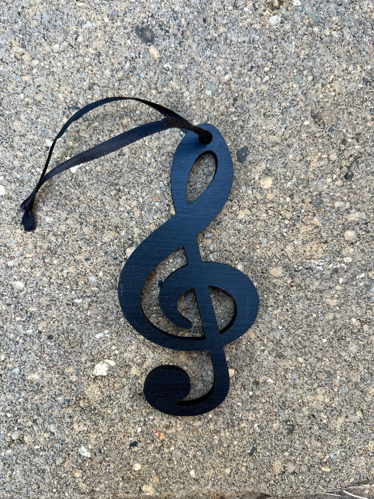 Treble Clef Note Music Christmas Ornament | Musician Present | Band Choir