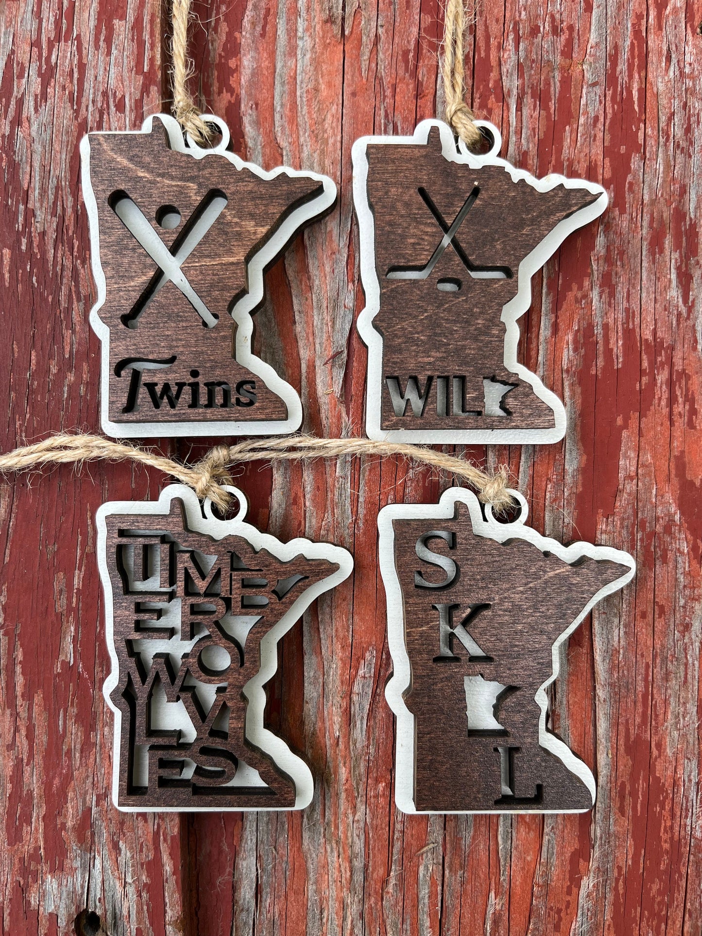 MN Minnesota Vikings SKOL Ornament | Holiday | Christmas | Gift | Present | Football Fan