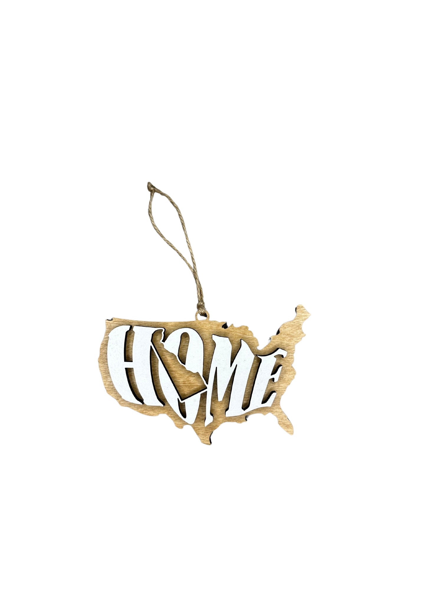 Delaware State Ornament | DE US Home Wood Present | Christmas Gift