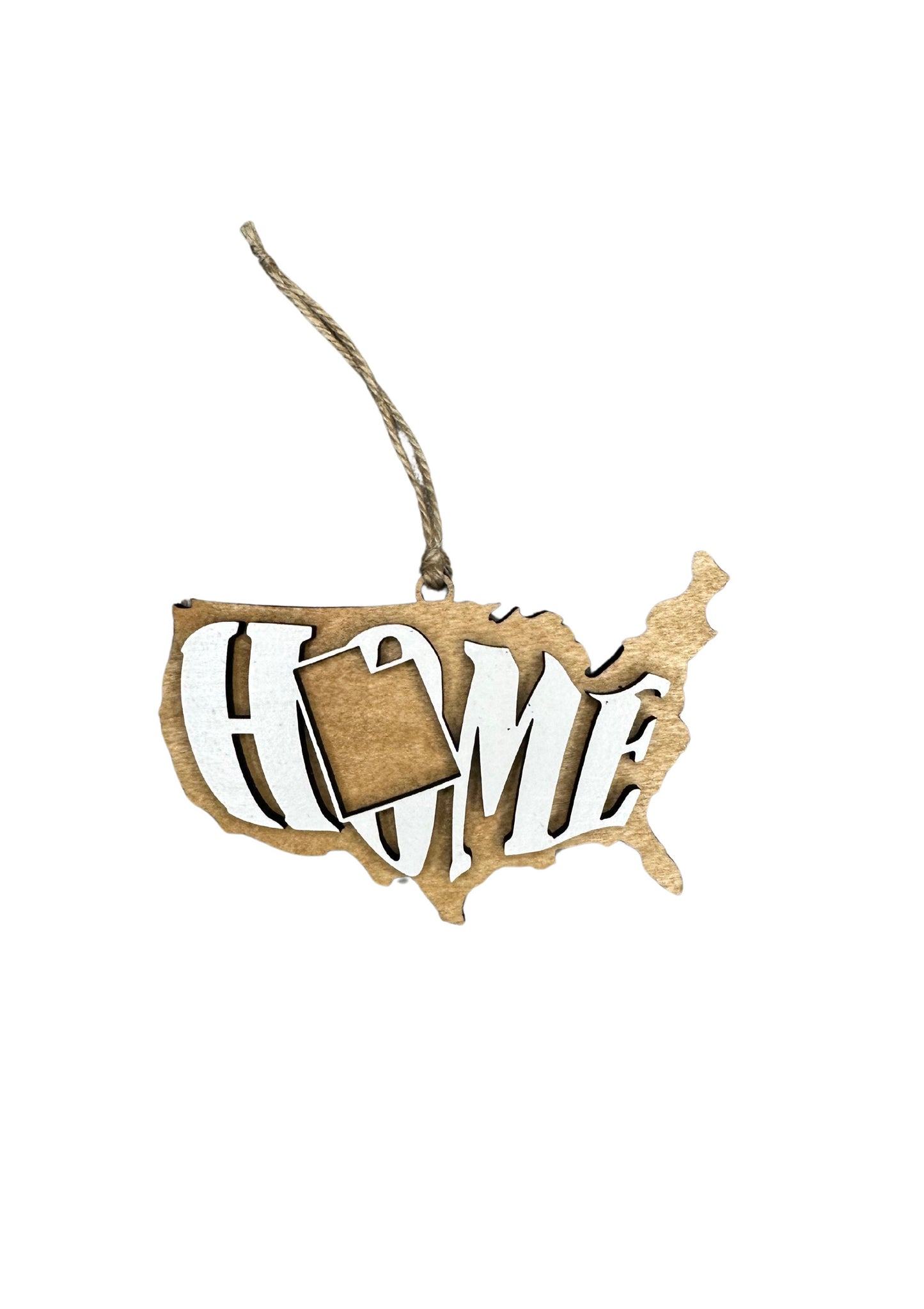 Utah State Ornament | UT US Wood Home Gift | Christmas Present
