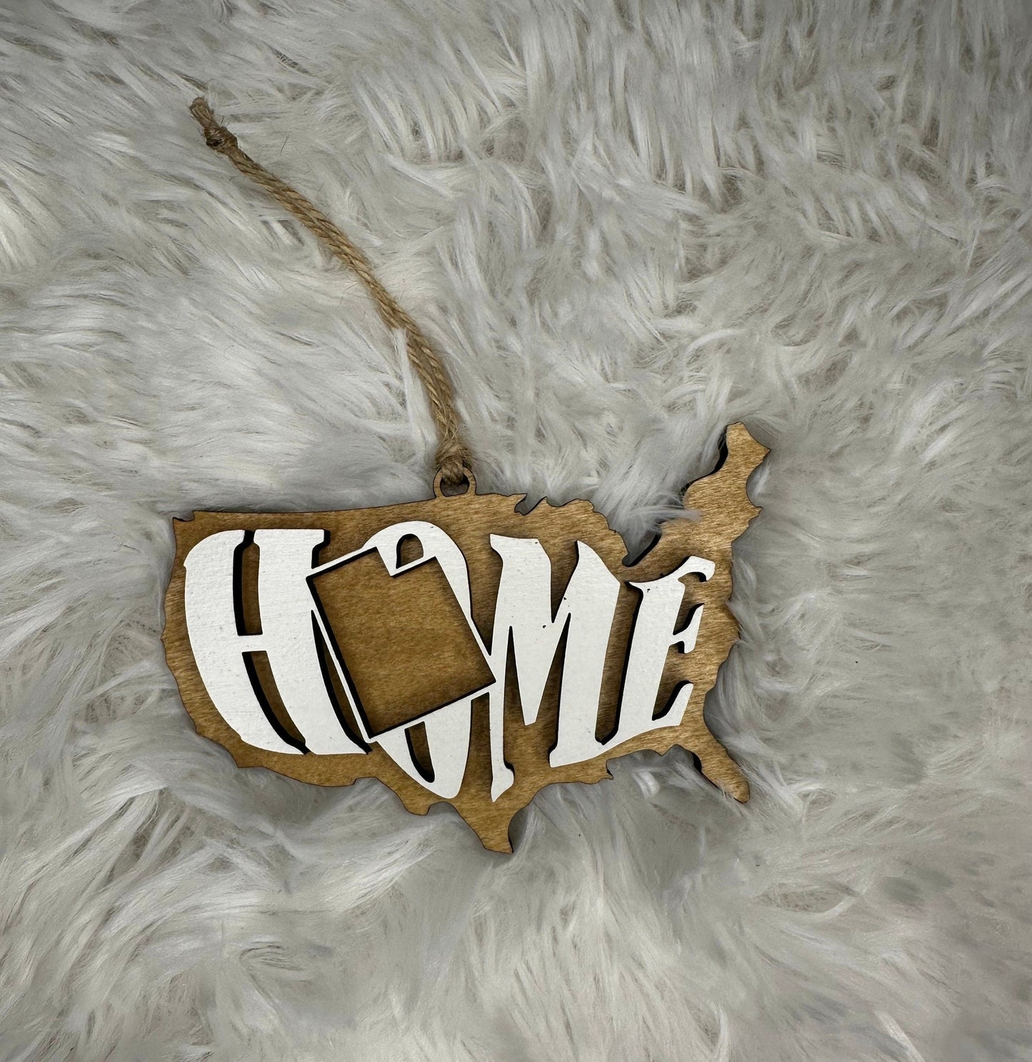 Utah State Ornament | UT US Wood Home Gift | Christmas Present