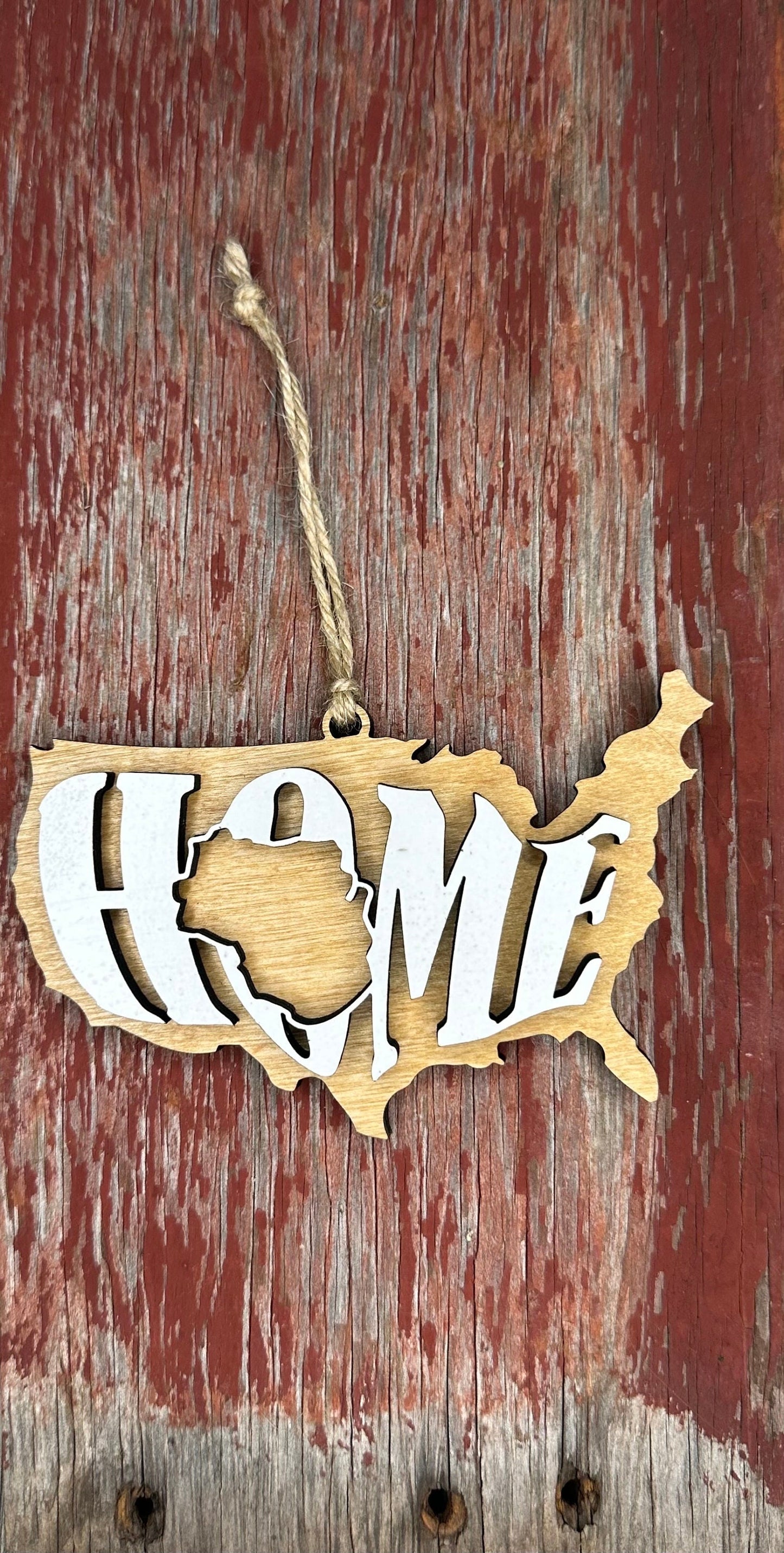 Mississippi State Ornament | MS US Home Wood Gift | Christmas Present