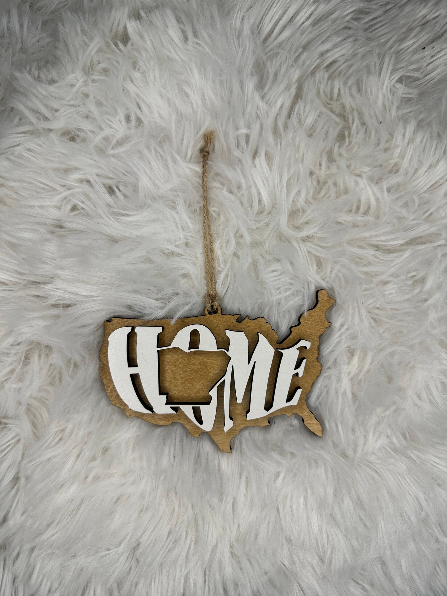 Arkansas State Ornament | AR US Home Wood Gift | Christmas Present