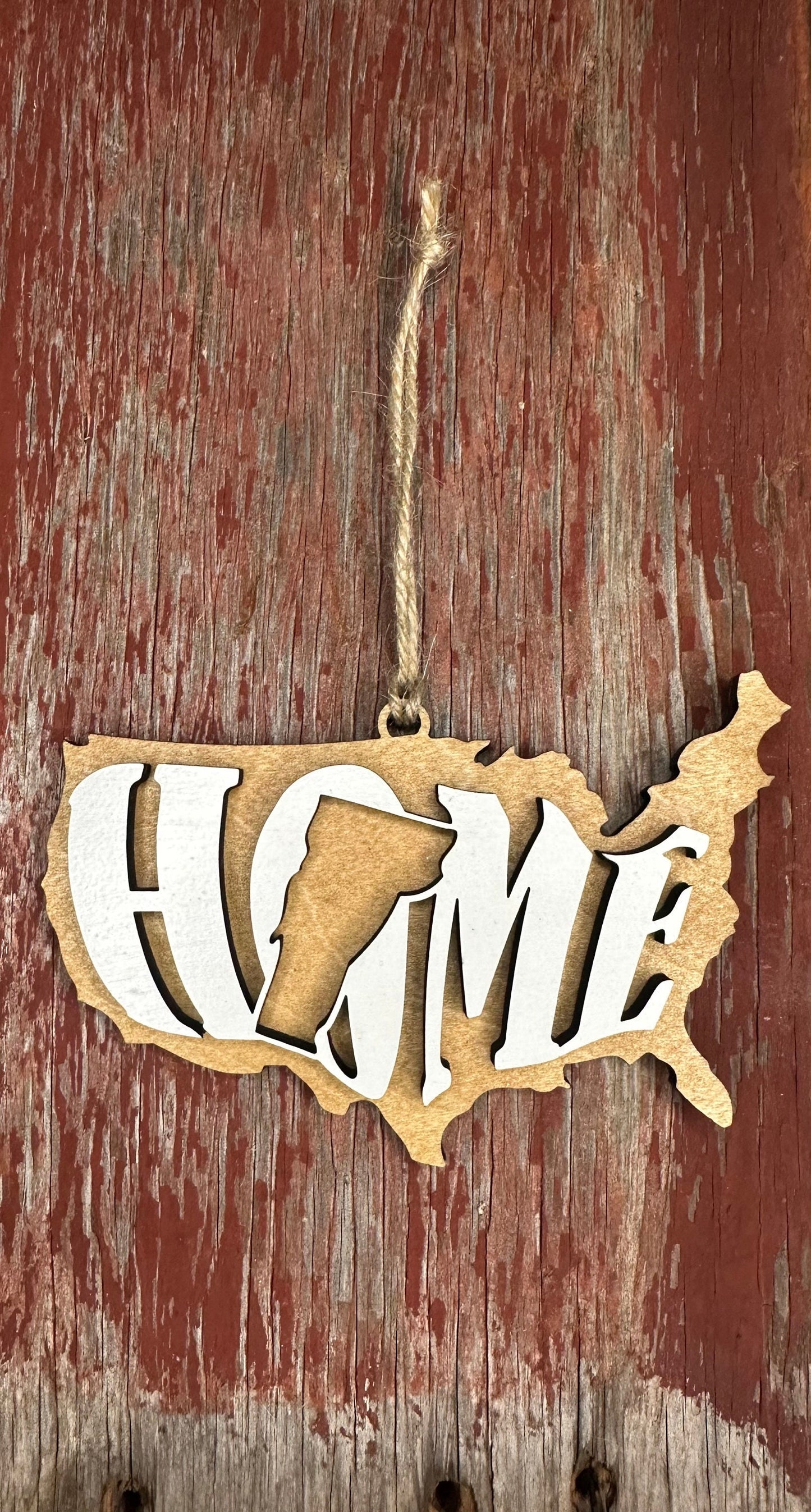 Missouri State Ornament | MO US Home Wood Gift | Christmas Present