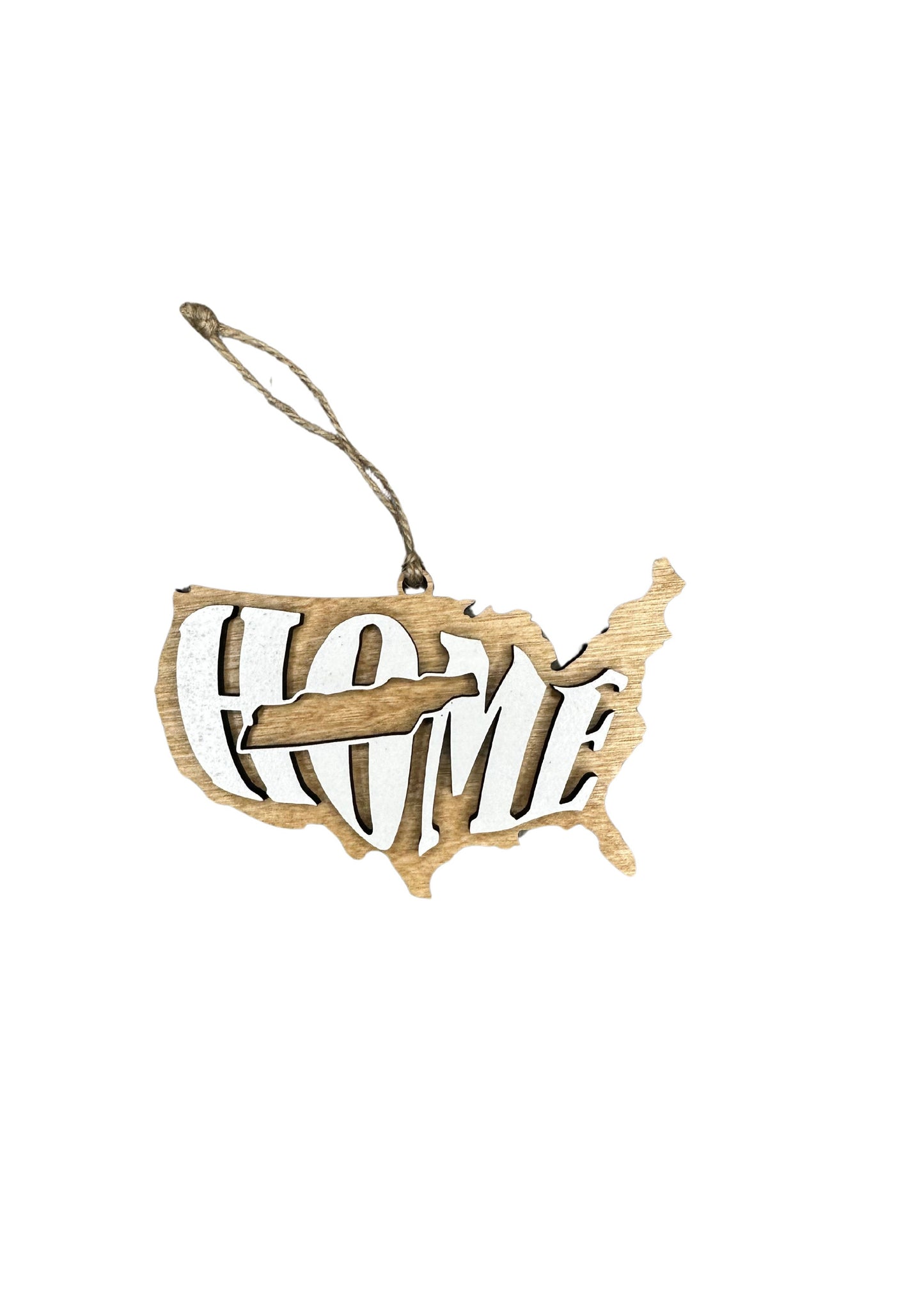 Tennessee State Ornament | TN US Home Wood Gift | Christmas Present