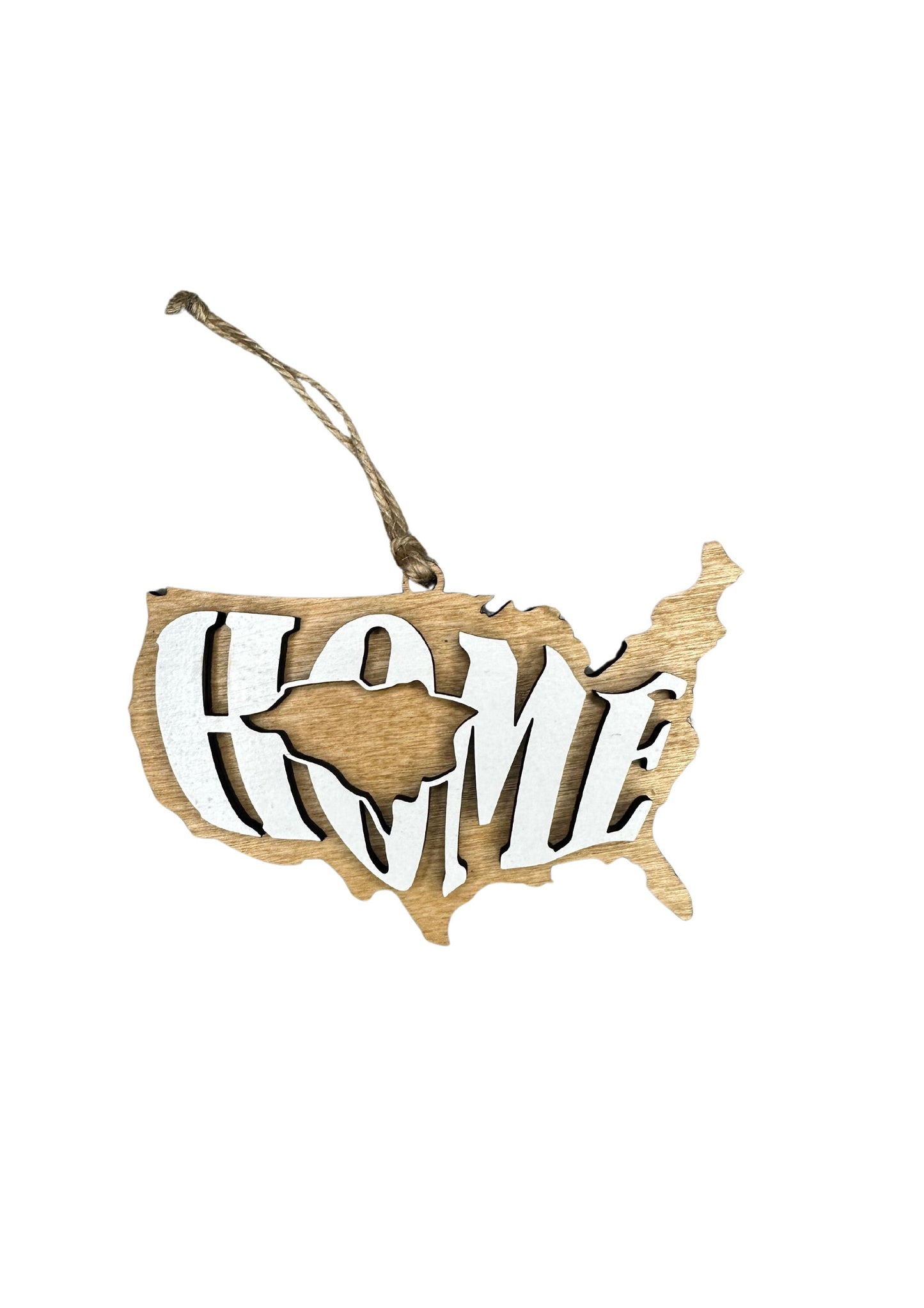 South Carolina State Ornament | SC US Home Wood Gift | Christmas Present