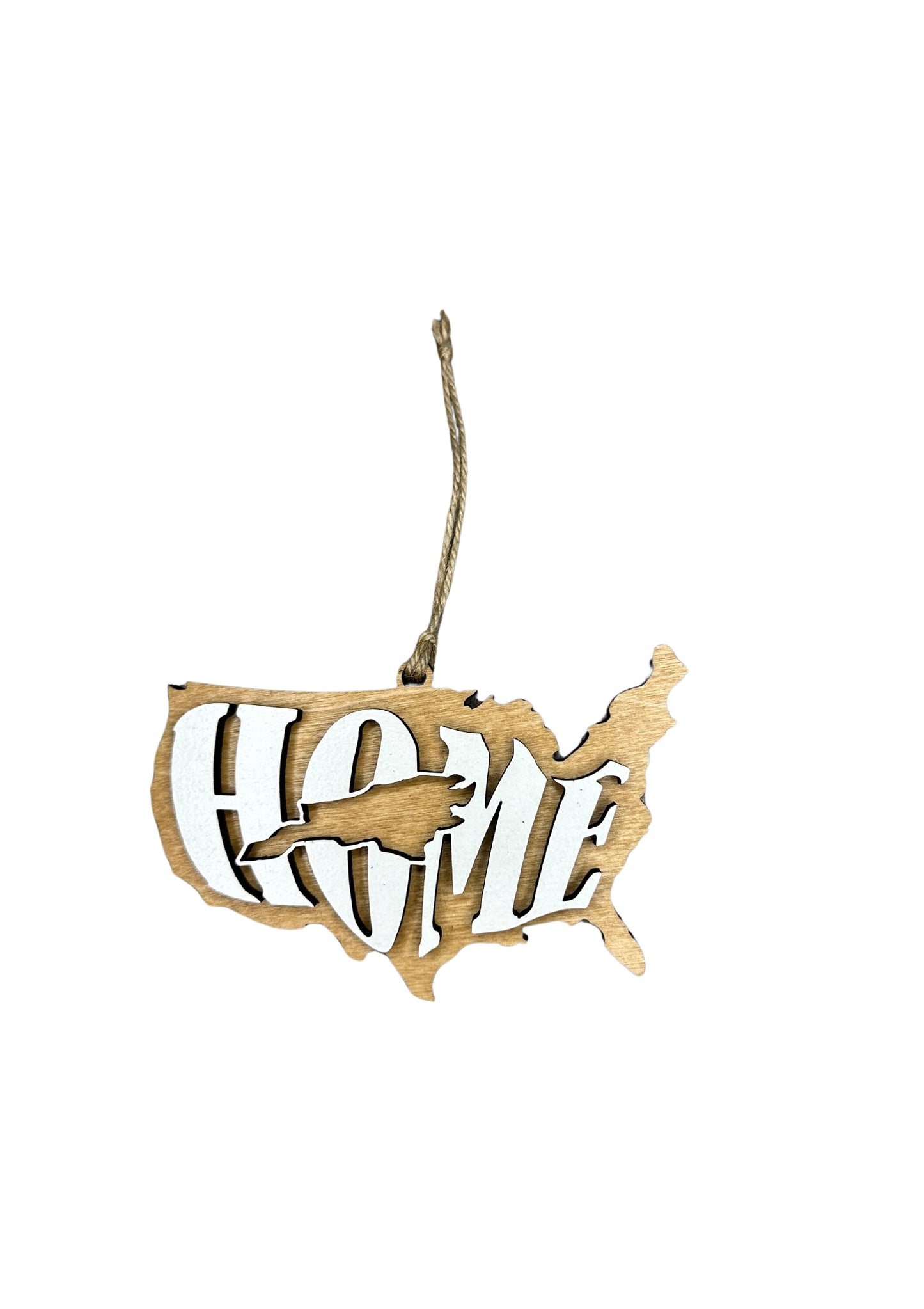 North Carolina State Ornament | NC US Home Wood Gift | Christmas Present