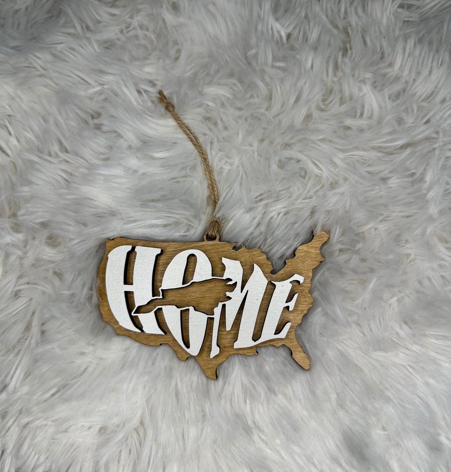 North Carolina State Ornament | NC US Home Wood Gift | Christmas Present