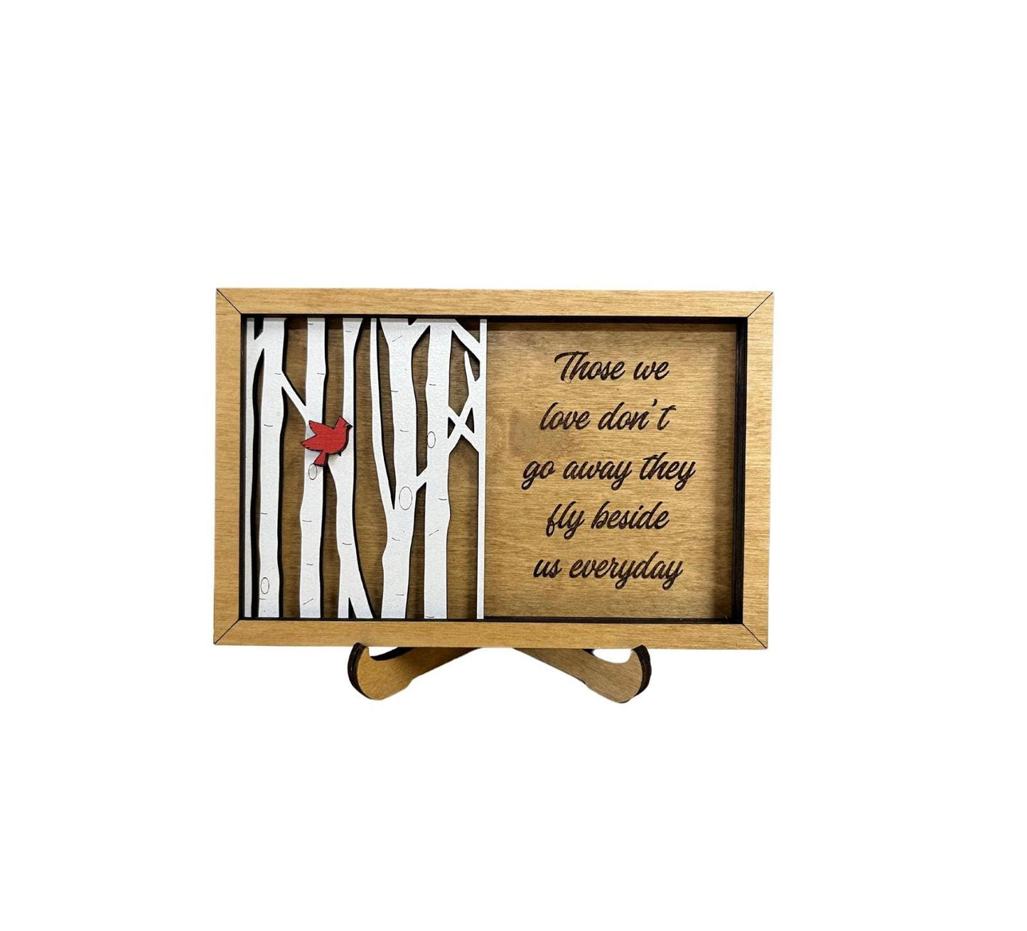 Cardinal Sentimental Sign | Loss of Loved One Keepsake | Memorial Gift | Personalized Sympathy Gift | Tribute Sign
