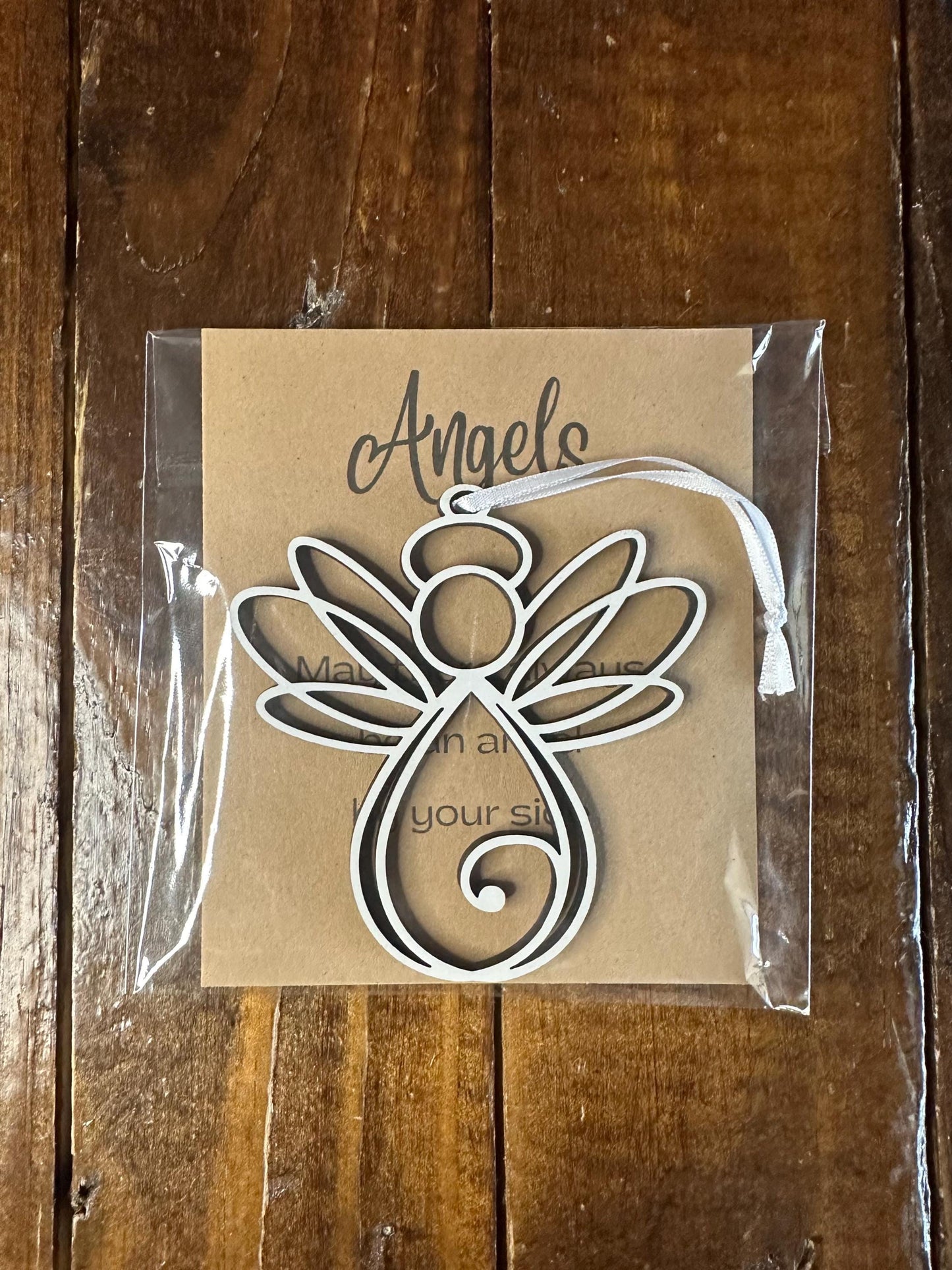 Angel Ornament with Saying Card | Memorial Gift | Guardian Angel