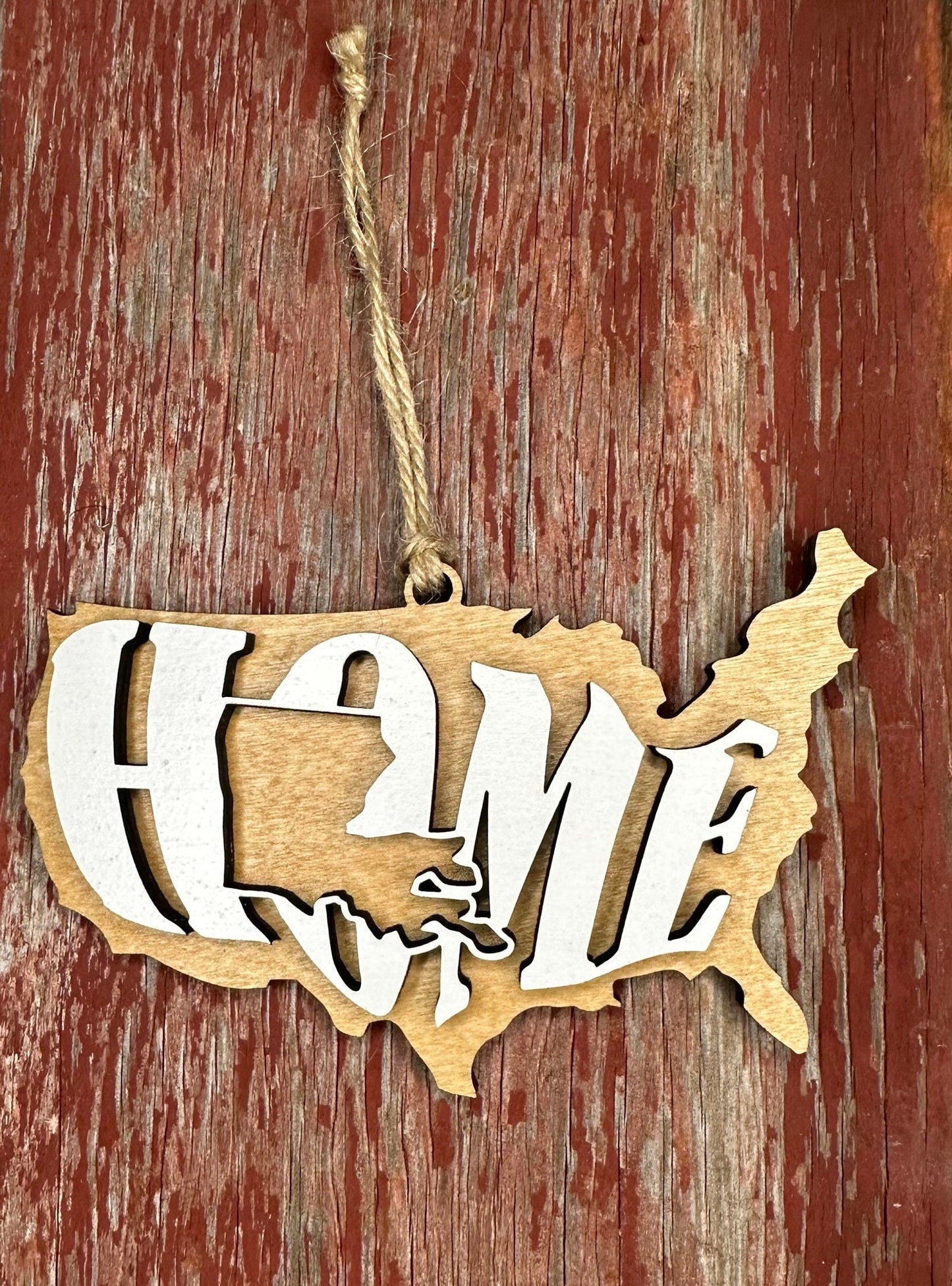 Louisiana State Ornament | LA US Home Wood Gift | Christmas Present