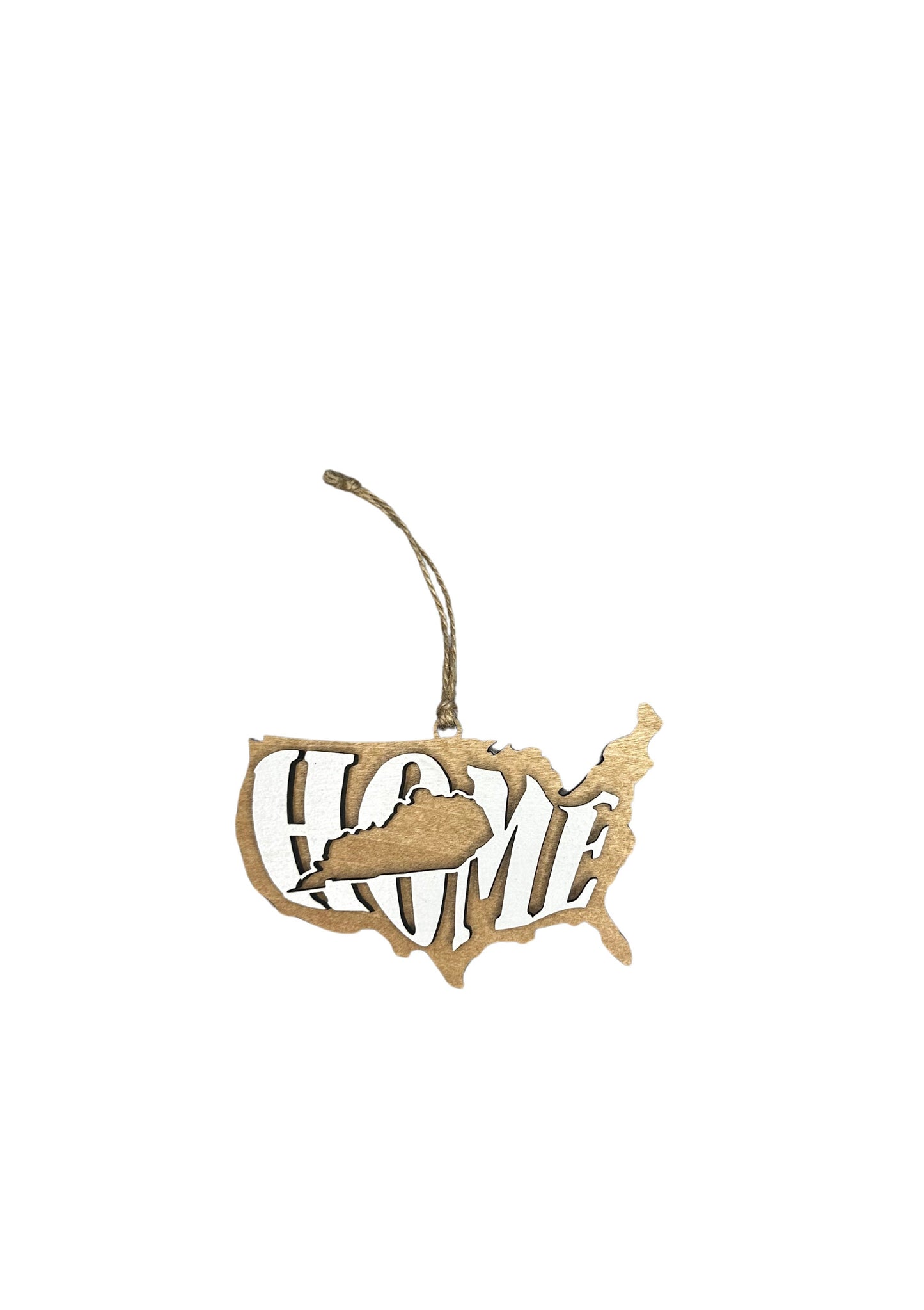 Kentucky State Ornament | KY US Home Wood Gift | Christmas Present