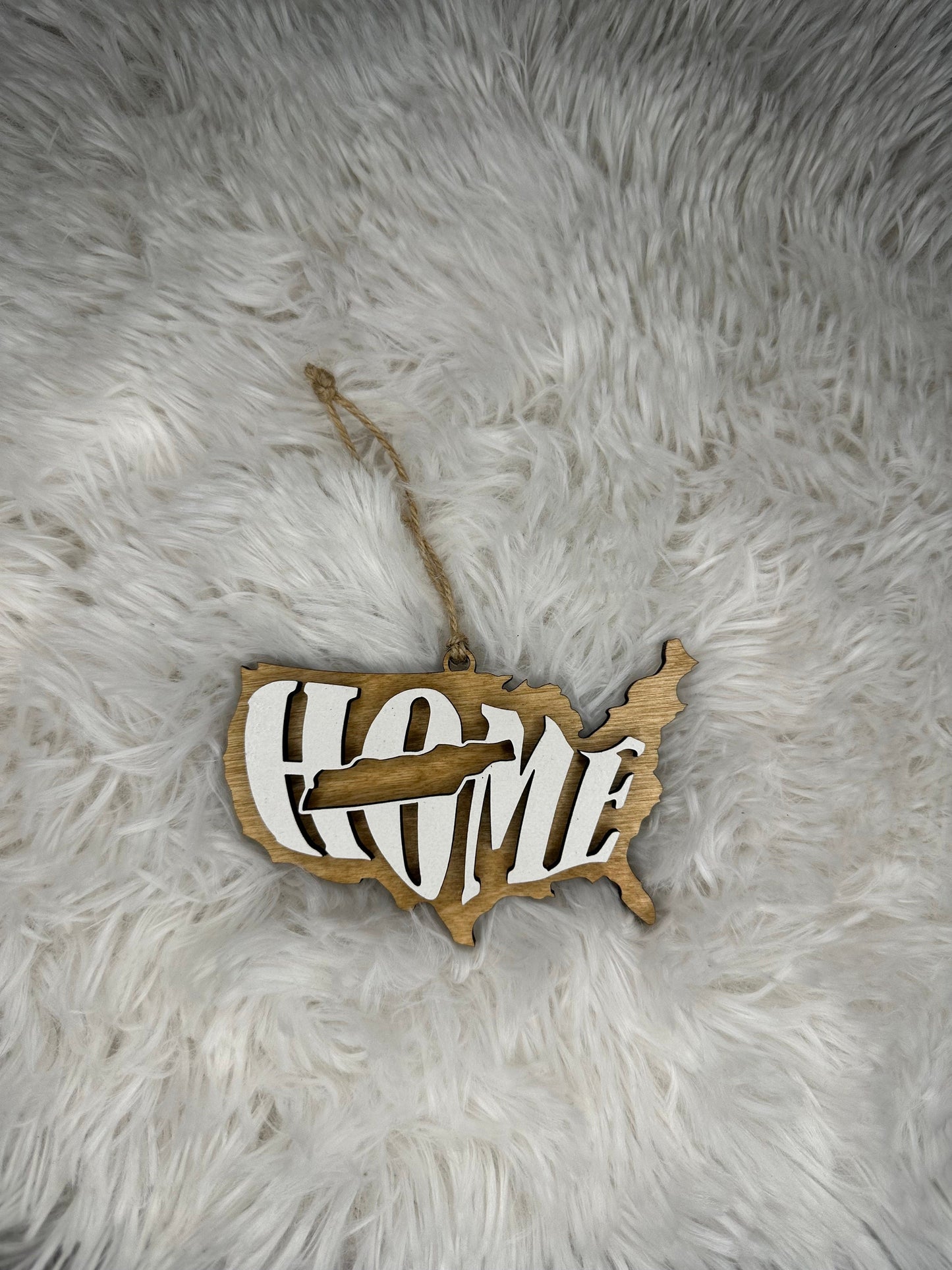 West Virginia State Ornament | WV US Home Wood Gift | Christmas Present