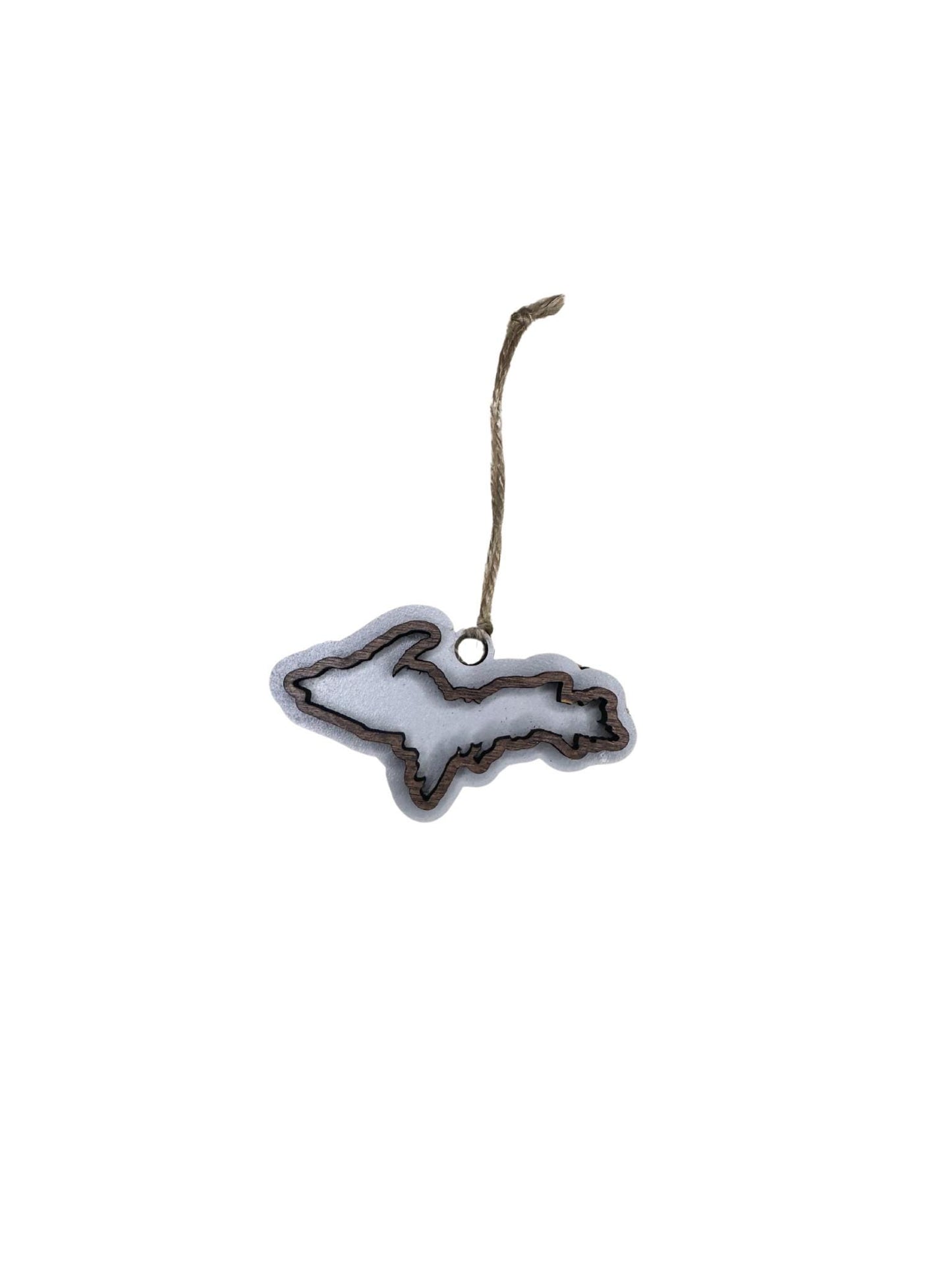 Upper Peninsula UP State Christmas Ornament | Michigan US Holiday Present