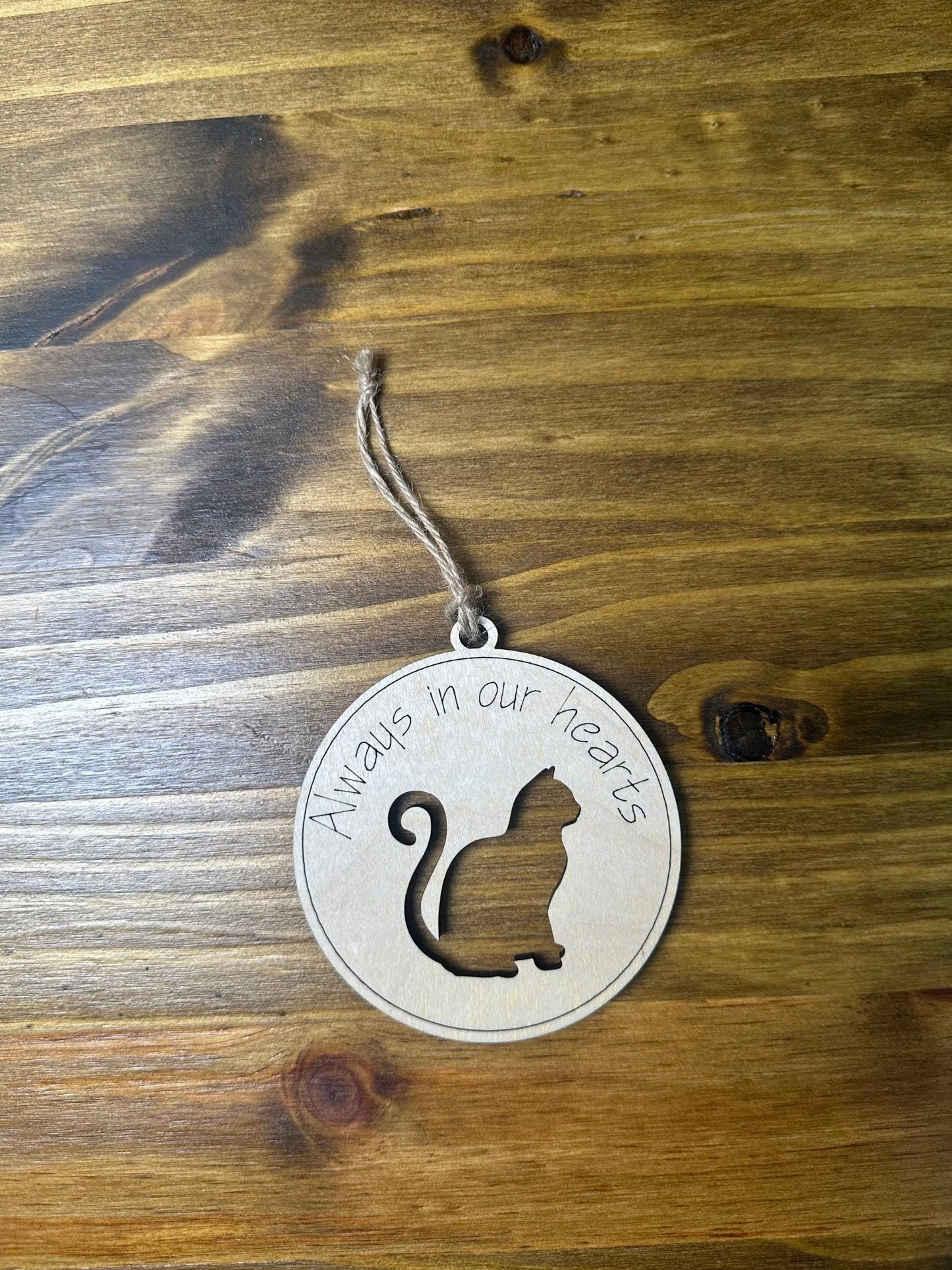 Always In Our Hearts Pet loss Ornament | Pet Loss | Sentimental Holiday Gift | Christmas Present