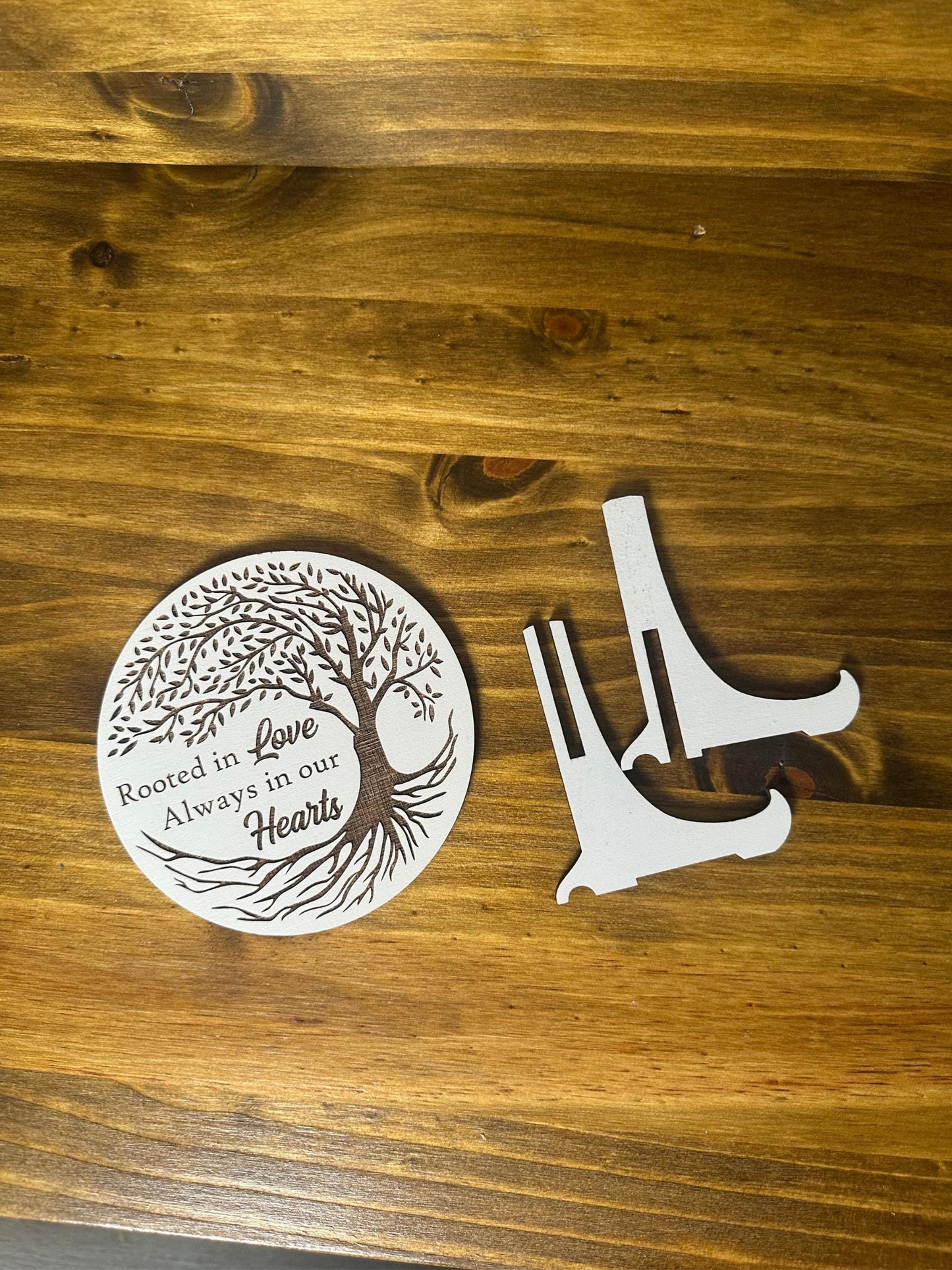 Rooted in Love Wooden Sign | Sentimental Gift | Always in our Heart