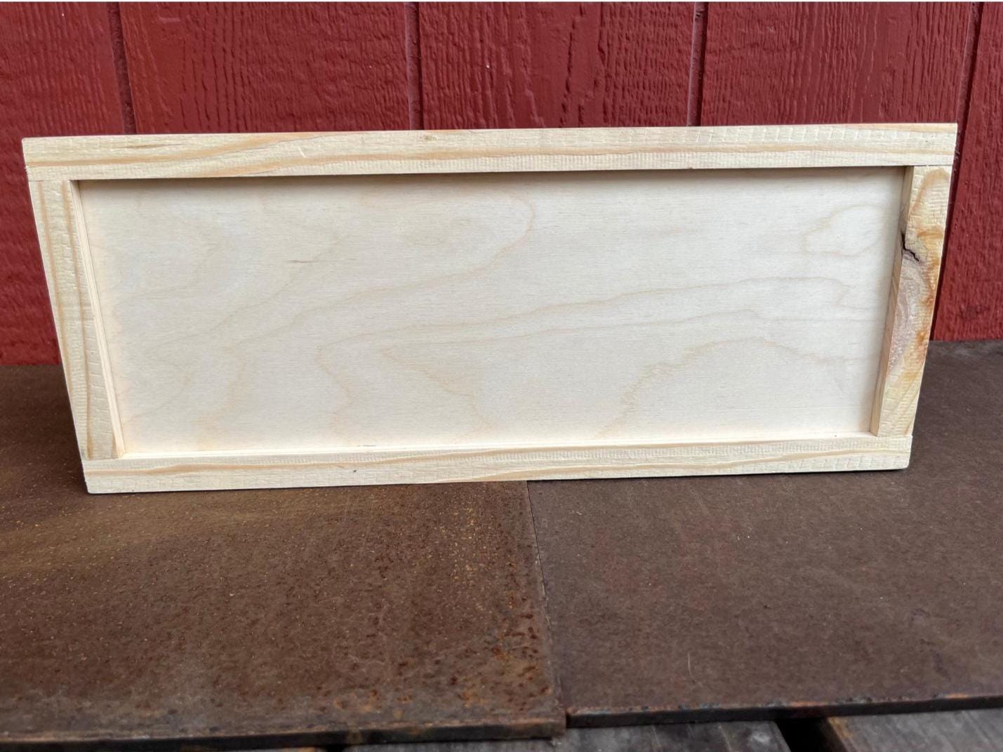 Merry Christmas Framed Wooden Large Tree Sign