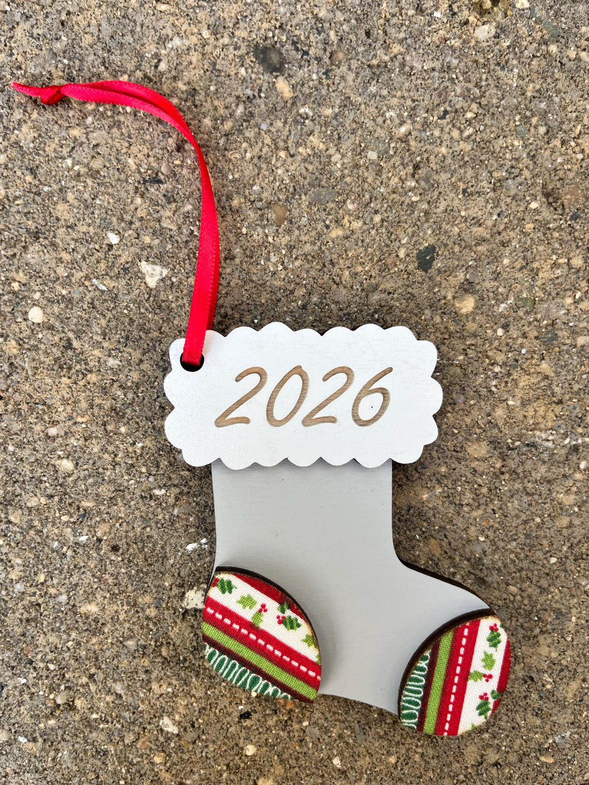 2026 Stocking Christmas Ornament | Holiday Present | Stocking Stuffer