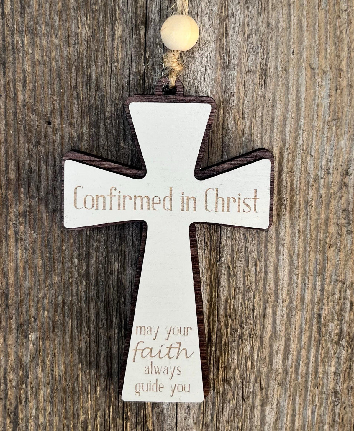 Cross Ornaments | Baptism Gift | Sentimental Communion Present | Confirmation Holiday